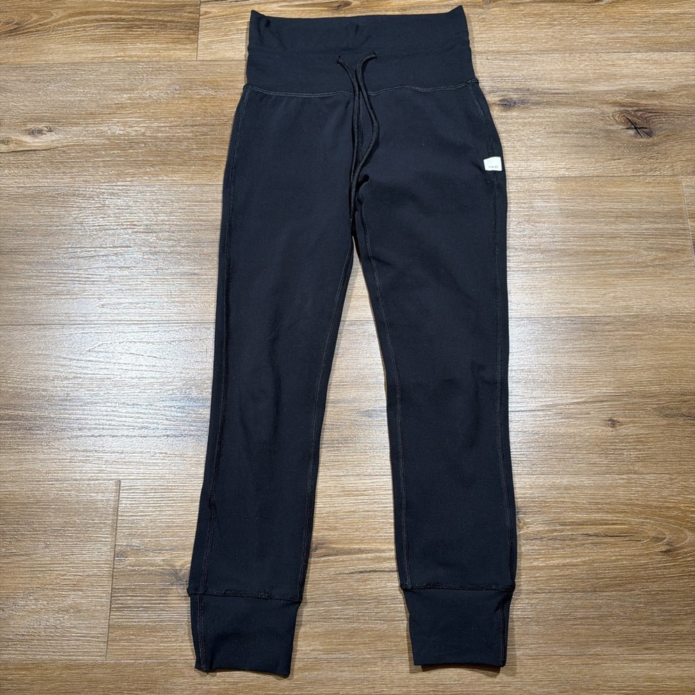 Vuori Daily Legging Women's Size XS Black High Rise Drawstring Yoga Pants VW323